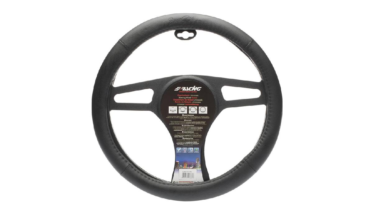 S-RACING+Couvre+volant+Trophy+1+couleur+noir